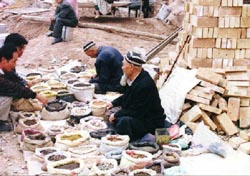 Mercato della domenica in Kashgar