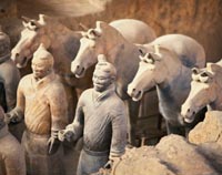 L'Esercito di Terracotta di Xian.