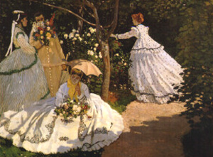 Monet - Femmes au jardin
