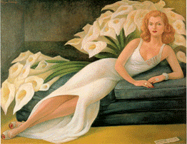 Portrait of Natasha Gelman by Diego Rivera